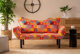 Atelier Del Sofa Chatto - Patchwork Sofá-Cama de 2 Plazas